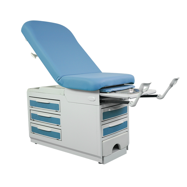 MN-JCC011  Adjustable Examination Table Gynecological Chair Examination Table With Drawers Manual