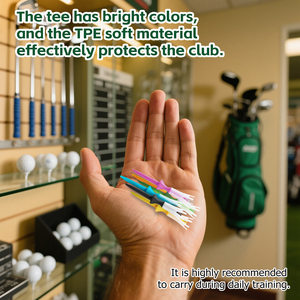 Tee da <span class=keywords><strong>Golf</strong></span> Regolabili in Altezza Conformi alle Regole del <span class=keywords><strong>Golf</strong></span>, Tee in Plastica a Strati, Tee a Gradini, Confezione da 6 Pezzi in Colori Misti - Product Image 6