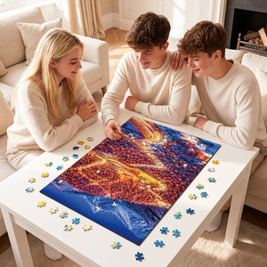 Rompecabezas personalizado de 1000 piezas, papel de cartón de alta calidad, el mejor rompecabezas impreso para adultos, para decoración del hogar - Product Image 2