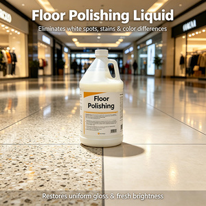 Polissage et cirage des sols — Améliore la brillance des carreaux et du terrazzo, adapté au nettoyage commercial - Product Image 1