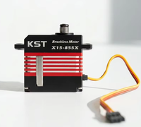 Servomoteur haute performance KST X15-855X, couple de 15 kg, vitesse de 0,05 sec, 760 us, 560 Hz, haute tension, pour kit de réparation de modèles et usage en canaux de commande.