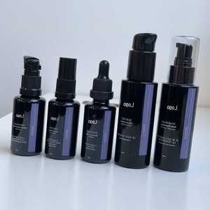 Impresión de Etiquetas Personalizadas con Serigrafía, Botella de Vidrio Violeta Oscuro UV de 30 ml, 50 ml, 100 ml para Cosméticos, Aceite Corporal, Aceite para el Cabello - Product Image 1