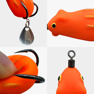 เหยื่อตก<span class=keywords><strong>ปลา</strong></span>รูปกบแบบนิ้วโป้ง ขนาด 3.4 ซม. เหยื่อปลอมแบบนิ่ม ใบพัดหมุน ตัวเบ็ดคู่ สำหรับตก<span class=keywords><strong>ปลา</strong></span>ในน้ำจืด - Product Image 3