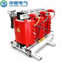 Transformateur de puissance à bobine ronde de type sec SCB18 avec 6,3 kV 6 kV 400 V, cuivre de grade 2, aluminium Dyn11 Yyn0, impédance 2500 kVA