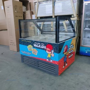 Prix bas Dessus de table Italien Batch Gelato Deep Mini Ice Cream Display Congélateur Case Vitrine Cabinet et Réfrigérateur Comptoir Réfrigérateurs - Product Image 5