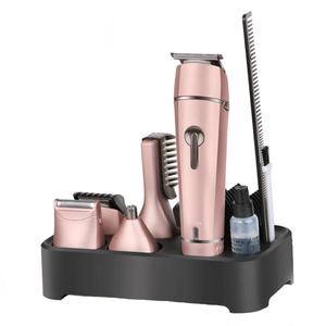 Tondeuse à <span class=keywords><strong>barbe</strong></span> électrique pour hommes, rasoir multifonctionnel 6 en 1, sans fil, pour <span class=keywords><strong>moustache</strong></span>, nez, <span class=keywords><strong>Kit</strong></span> de toilettage, LED étanche IPX6 - Product Image 6