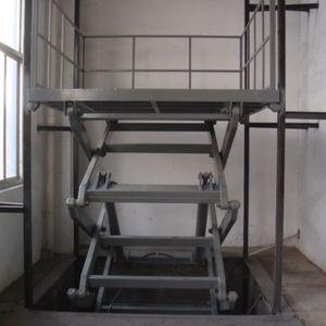 Mesa elevadora hidráulica para almacén, <span class=keywords><strong>motor</strong></span> de bomba, equipo de inclinación para laboratorio, escalera de oficina, elevador de tijera eléctrico pequeño - Product Image 1