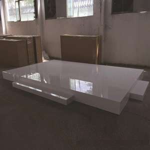 Accesorios de suelo de madera blanca de estilo Vintage de alta calidad, forma cuadrada para el hogar, Hotel, boda, salón de banquetes, escenario de eventos - Product Image 1