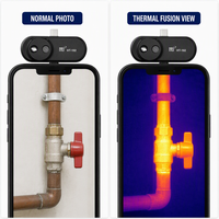 Caméra thermique USB Type-C HTI HT-102 Plug and Play, imageur IR Android -20~300°C pour la détection de défauts électriques, vente en gros