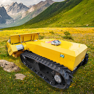 Industrial Grade 4-Stroke Gasoline Tracked Slope 4x4 Wheeled <strong>Lawn</strong> <strong>Mower</strong> with 196cc Engine Flat Blade Cutting and Mulch Disposal - Product Image 2