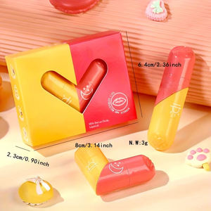 Bálsamo Labial Vegano Hidratante y Humectante con Protección Solar SPF, Doble Aplicador, para Parejas, con Péptidos, Personalizable - Product Image 6