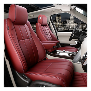 Fundas de Asiento de Cuero de Lujo, Hechas a Medida para Land Rover Range Rover <span class=keywords><strong>Velar</strong></span> Evoque Sport Discovery 3 4 5 Defender - Product Image 1