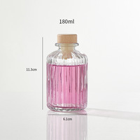 Vide 50ml 100ml 150ml 180ml Verre Forte Liqueur Bouteille Baijiu Gin Whisky Cocktail Vodka Petite Mini Bouteille En Verre avec Écrou