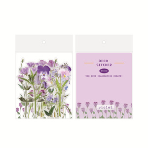 Pegatina de vinilo PET personalizada con diseño de flores artificiales, pegatina decorativa impresa con protección UV a prueba de agua para decoración del hogar y promoción - Product Image 5
