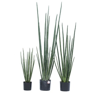 A-3130 <span class=keywords><strong>Planta</strong></span> Artificial de Sansevieria en Maceta de 120 cm, <span class=keywords><strong>Planta</strong></span> de <span class=keywords><strong>Serpiente</strong></span> Artificial de Poliuretano - Product Image 1