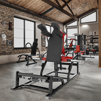 Machine à Squat Hack Commercial à Charge de Poids, Type V, pour Entraînement des Jambes, des Fessiers et des Abdos, Équipement de Fitness pour Salle de Sport
