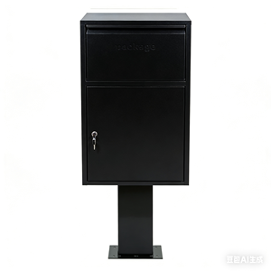 Cassetta Postale in Acciaio Zincato Personalizzata di Grandi Dimensioni con Serratura a Chiave, Cassetta di Sicurezza in Metallo per Giardino con Supporto da Terra - Product Image 2