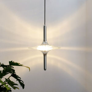 Lampe suspendue transfrontalière en cristal, luminaire de chevet, lumière d'ambiance murale, lampe suspendue soucoupe volante - Product Image 6