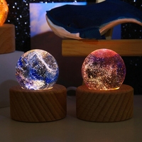 Vente en gros de boules de cristal de quartz transparentes rétro créatives et exclusives, gravées au laser, sphères colorées, perles, cadeau d'anniversaire