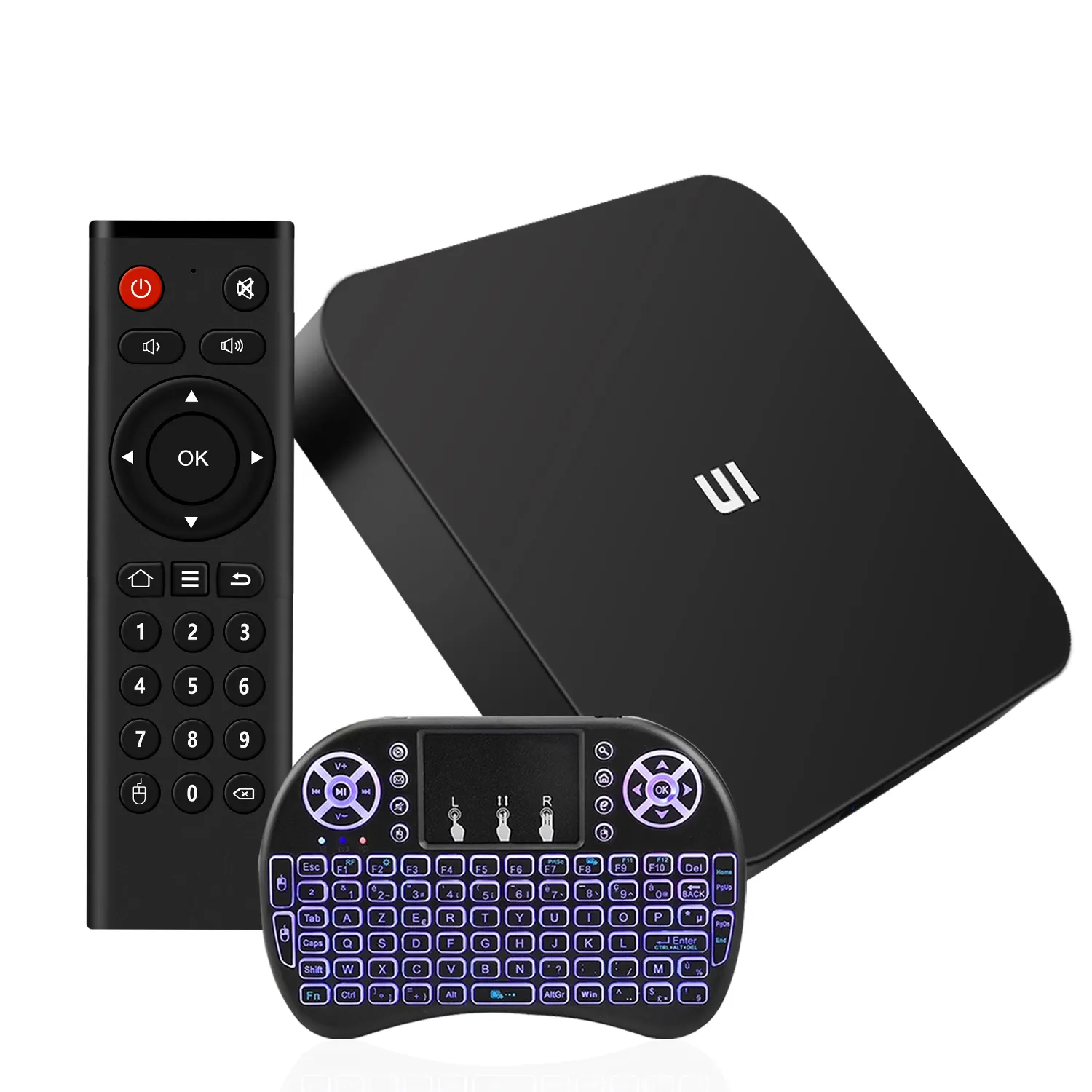 2023 Set Top Box U1 S905W Quad Core 4K Blue Android 9.1 Tv Box DDR3 2+16GB TV Box Android