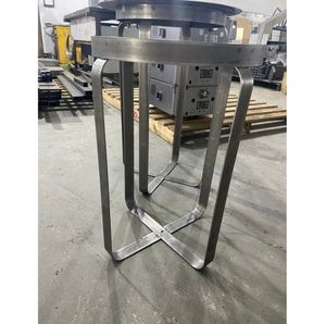 Изготовленный на заказ Железный боковой стол покраска черная готовая алюминиевая сварная рама - Product Image 2