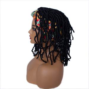 Perruques synthétiques tressées à la main Aishili Factory en gros avec bandeau coloré pour femmes noires - Product Image 1