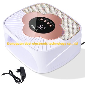 Lámpara de Curado de Uñas UV/LED de Doble Luz <span class=keywords><strong>con</strong></span> Incrustaciones de Diamantes Azules para Secado Rápido de Esmalte en Gel y Aplicación de Brillo, Tres Colores <span class=keywords><strong>SUN</strong></span> - Product Image 5