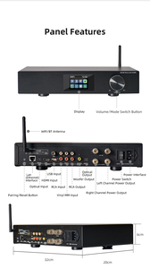 <span class=keywords><strong>Amplificateur</strong></span> stéréo haute fidélité CL-300W Pro Mini |   <span class=keywords><strong>Amplificateur</strong></span> réseau multiroom 275W avec AirPlay 2 et entrée phono en alliage d'aluminium - Product Image 5