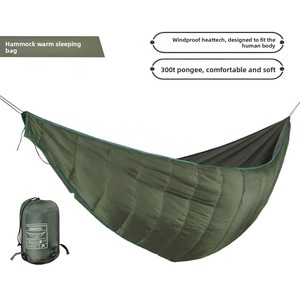 Hamac double léger en nylon pour adulte, imperméable, portable, pour le camping, avec <span class=keywords><strong>moustiquaire</strong></span>, toutes saisons, 300 kg - Product Image 2