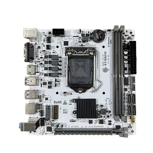 Nueva placa base barata Intel B250 ITX <span class=keywords><strong>DDR4</strong></span> de doble canal 1151 LGA compatible con 6/7/8/9th Gen blanco para juegos WiFi NVME - Product Image 1