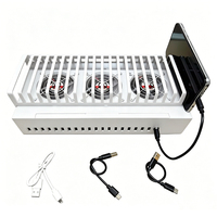 Hub USB 20 ports pour boîtier de carte mère de téléphone portable avec contrôle de synchronisation par lots Noir & Blanc