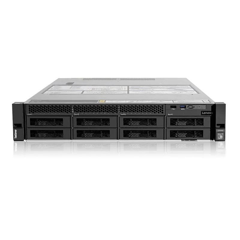 Hot seller Lenovo Thinkserver SR588 Dual 2U rack server host Intel xeon bronze 3204 32G RDIMM 5350-8i Double port gigabit 550W