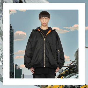 Service OEM – Blouson Bomber Réversible Personnalisé Brodé, Respirant, Coupe-Vent, Décontracté, Hiver, Isolé, en Nylon Sergé, à Capuche – Meilleures Ventes - Product Image 3