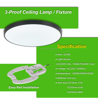 Tuoming Plafond Lampe de Projection Boule Lampe Plafond Dimmable Encastré Led Plafonnier