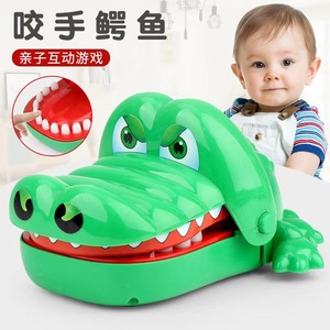 Jouet de farce crocodile qui mord dans les doigts, en plastique, anti-stress, jeu éducatif pour enfants unisexe de 5 à 7 ans - Product Image 2