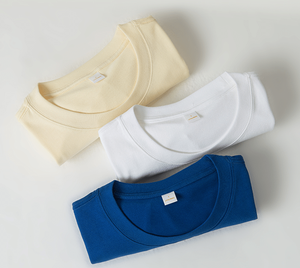 T-shirts pour hommes de haute qualité, 290 GSM, poids lourd, 100% coton, coupe ample, couleur unie, respirant, écologique - Product Image 5