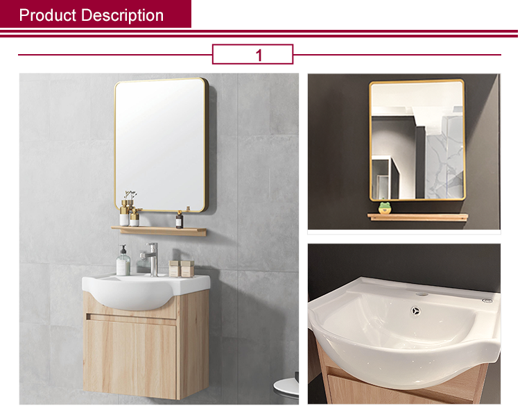 Modern Pop Hotel Wall Mounted Bathroom Vanity Cabinets