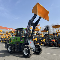 Elektrischer Umweltschutz Chinesische Marke Hochwertiger kompakter Mehrzweck-Cargadora Pay-Vorderrad-Traktor lader 4x4