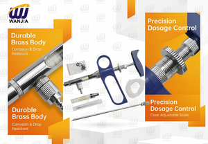 Pistola de Vacunación Avícola WANJIA, Jeringa Luer Lock de 0.5ml para Pollitos de un Día - Product Image 4