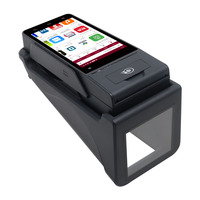 Terminal Punto de Venta Móvil Android para Minoristas, Caja Registradora Z90 Mini, Sistema POS Portátil con Lector de Códigos de Barras y Lector de Tarjetas