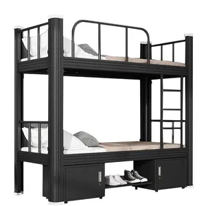 Cheap Bed Bunk Bed Lit Anfant Superpose Dormitory Bunk Bed Dormitory Cheap School Dormitory Double Decker Metal Bunk Bed With With Drawers Etagenbe