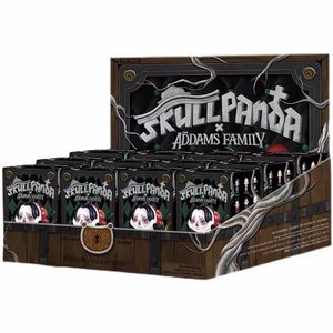 Édition limitée 100% officielle, 12 pièces/boîte, PPMART Skull Panda <span class=keywords><strong>Addams</strong></span> Family Series, boîte mystère, mini figurines en PVC, collection, décorations de bureau - Product Image 1