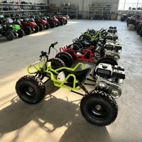 Grand kart tout-terrain antidérapant à pneus robustes et châssis en acier, idéal pour la location en sites touristiques, avec support de logo personnalisé OEM