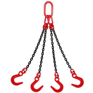 8トン4脚G80マンガン鋼チェーン16mm径リフティングアセンブリ二重脚チェーン - Product Image 1