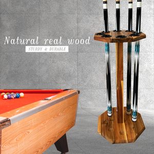 ที่วางไม้คิวบิลเลียดแบบตั้งพื้น GACCO BILLIARDS ทำจากไม้ สำหรับไม้คิว 8 ด้าม อุปกรณ์เสริมโต๊ะพูล - Product Image 2