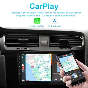 Leshida 9 "1 + 32GB Android12.0 וידאו Autoradio GPS WIFI BT FM סטריאו לרכב זוגי דין מסך מגע 2 דין רכב רדיו