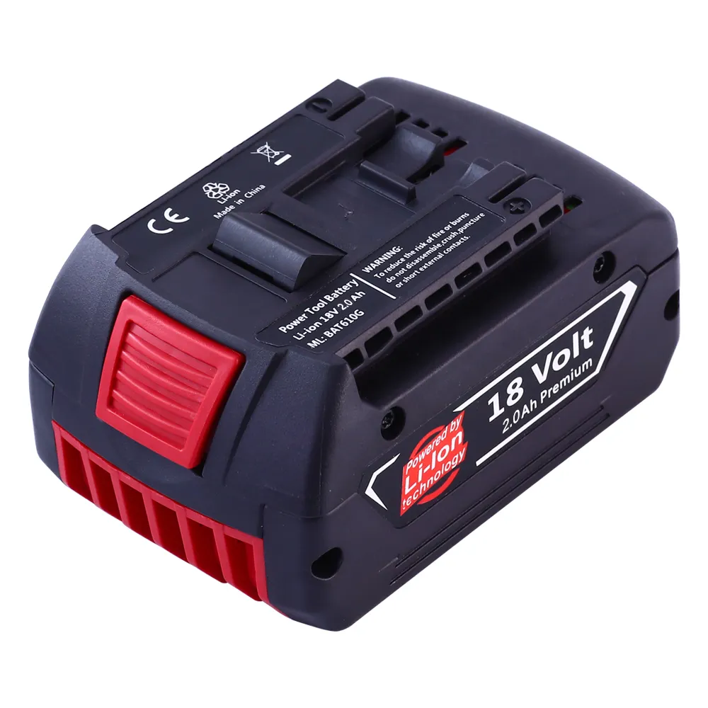 BAT611 18V Rechargeable Power Tool Battery Lithium ion Battery For Boschs Replacement Cordless Drill