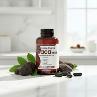 Capsules de Maca Noire Biologique, Complément Alimentaire pour la Santé Masculine, Suppléments Nutritionnels à Base de Plantes pour l'Énergie et la Vitalité