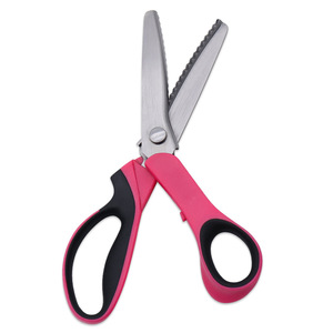 Lu Ban's Work Tailor Scissors Stainless Steel Blade Plastic Handle Triangle Shape Embroidery Shears For Fabric Cutting - Product Image 1