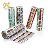 Film métallisé laminé plastique résistant, emballage flexible métallisé chinois pour chocolat, poudre de cacao